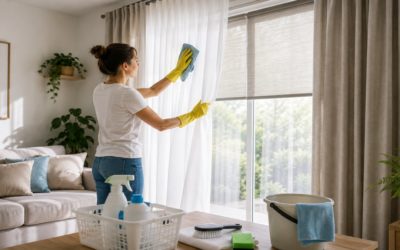 Limpieza de cortinas y estores