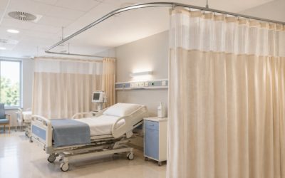 Rieles y cortinas para hospitales y centros de salud